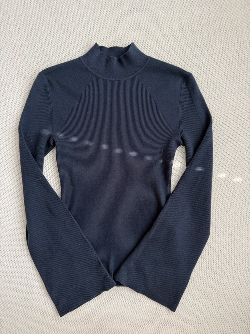 Banana Republic Ribbed Turtleneck Sweater Navy Size XS